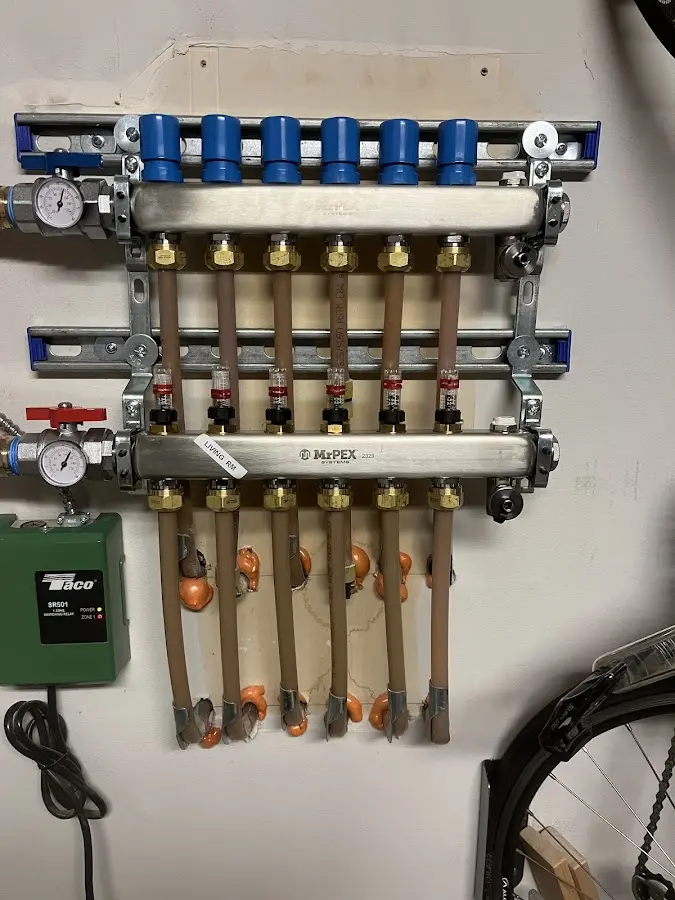 Plumber performing Leak Detection at a residential property in Saratoga Springs